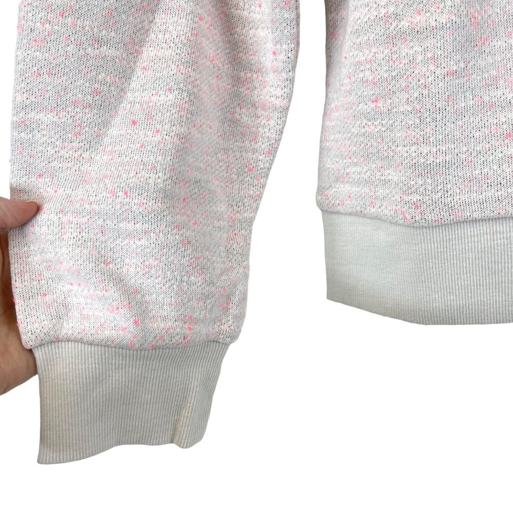 Cupcakes and Cashmere Pink/Gray/Blue Teo Space Dyes Knit Sweatshirt Size Medium - Picture 4 of 8